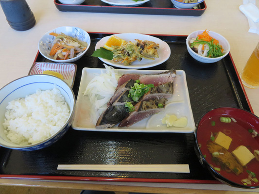 Katsuo no tataki (seared bonito) experience